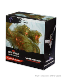 D&D Icons of the Realms - Rage of Demons: White Dracolich Dragon | WizKids Mini