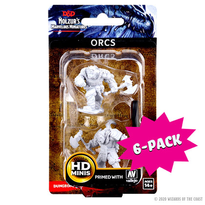 D&D Nolzur’s Marvelous Miniatures: Orcs (Bundle of 6)