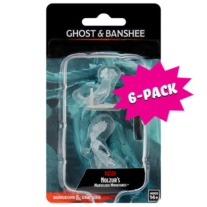 D&D Nolzur's Marvelous Miniatures: Ghost & Banshee (Bundle of 6)