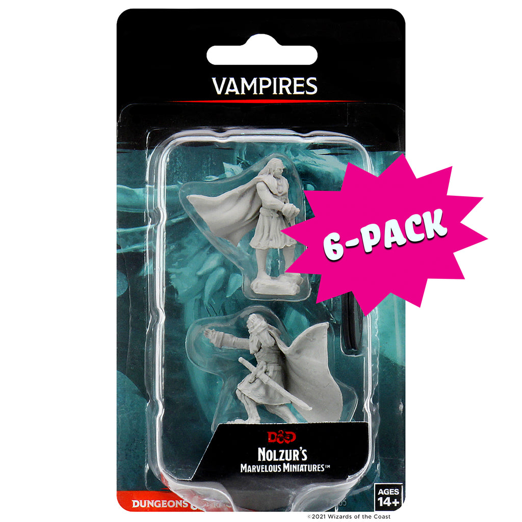 D&D Nolzur’s Marvelous Miniatures: Vampires (Bundle of 6)