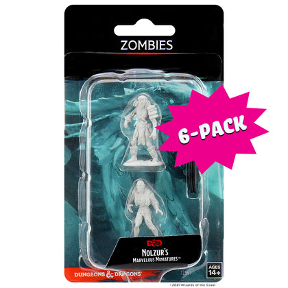 D&D Nolzur’s Marvelous Miniatures: Zombies (Bundle of 6)