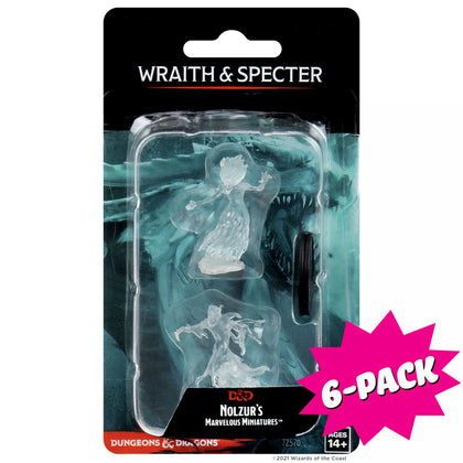 D&D Nolzur’s Marvelous Miniatures: Wraith & Specter (Bundle of 6)