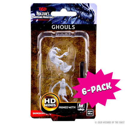 D&D Nolzur’s Marvelous Miniatures: Ghouls (Bundle of 6)