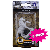 Pathfinder Battles Deep Cuts Unpainted Miniatures: Unicorn (Bundle of 6)