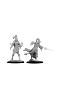 BACK-ORDER - Pathfinder Battles Deep Cuts Unpainted Miniatures: Elf Female Sorcerer