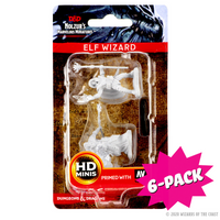D&D Nolzur’s Marvelous Miniatures: Elf Male Wizard (Bundle of 6)