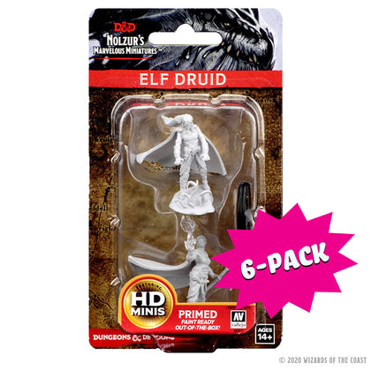 D&D Nolzur's Marvelous Miniatures: Elf Female Druid (Bundle of 6)