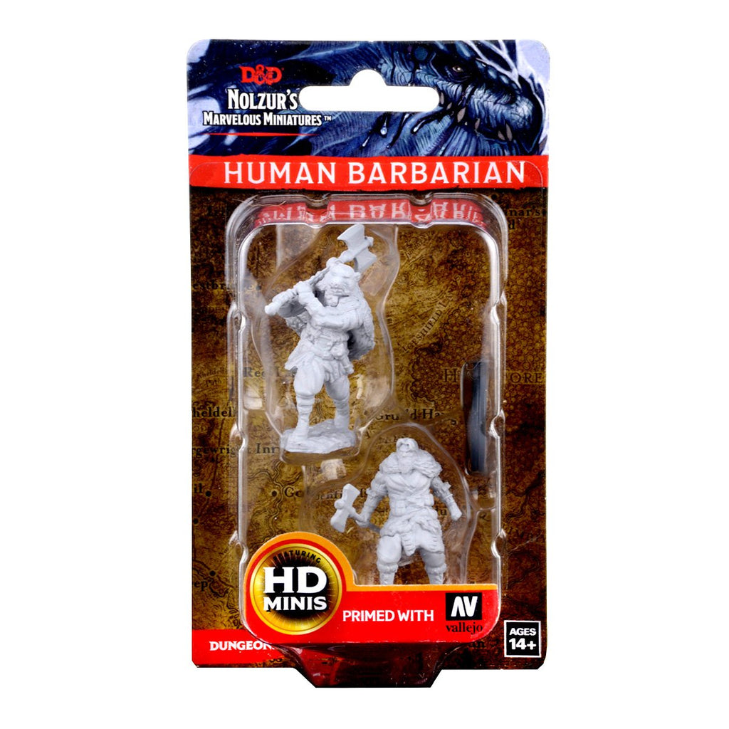 D&D Nolzur’s Marvelous Miniatures: Human Male Barbarian
