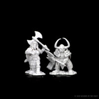 BACK-ORDER - D&D Nolzur's Marvelous Miniatures: Dwarf Female Barbarian