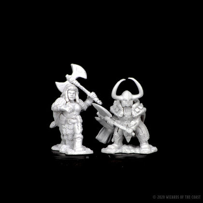 BACK-ORDER - D&D Nolzur's Marvelous Miniatures: Dwarf Female Barbarian - 2