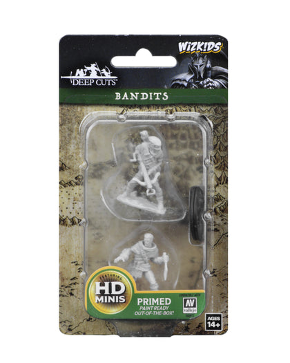 BACK-ORDER - WizKids Deep Cuts Unpainted Miniatures: Bandits - 1