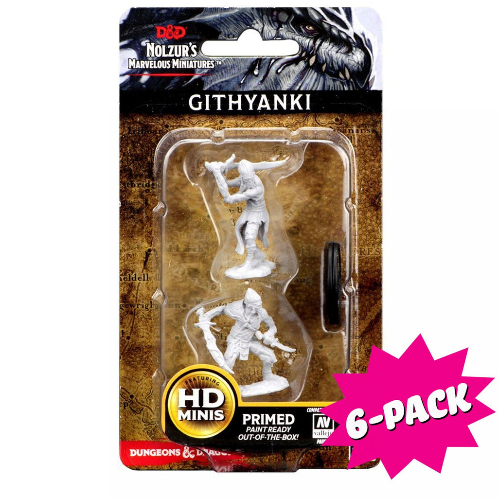 D&D Nolzur’s Marvelous Miniatures: Githyanki (Bundle of 6)