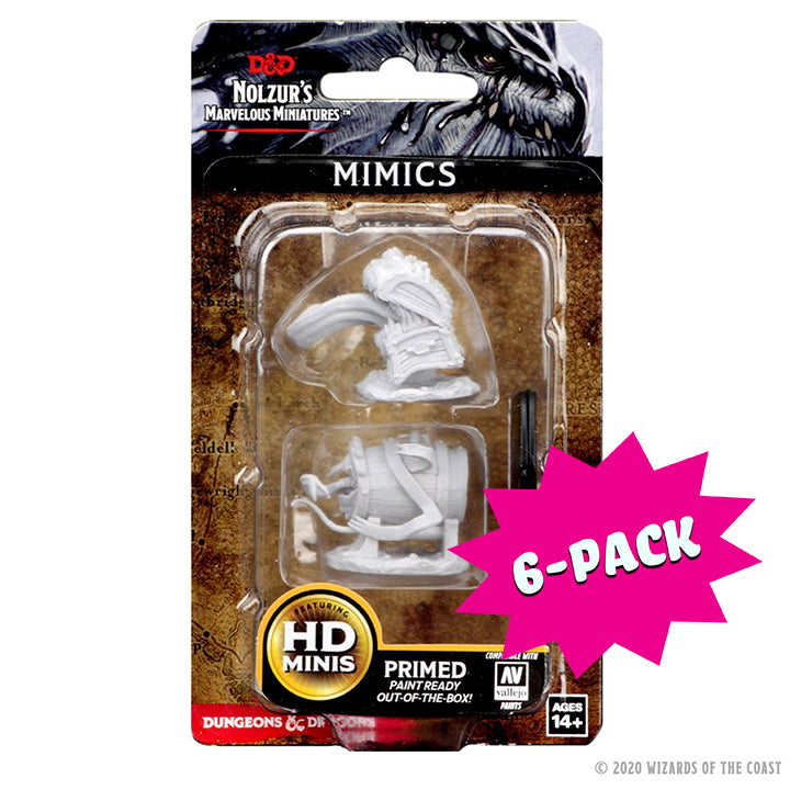 D&D Nolzur's Marvelous Miniatures: Mimics (Bundle of 6)