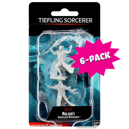 D&D Nolzur's Marvelous Miniatures: Tiefling Male Sorcerer (Bundle of 6)