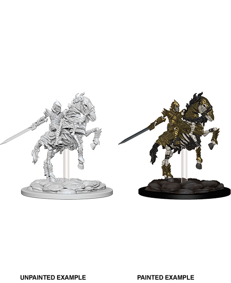 Pathfinder Battles™ Deep Cuts™ Unpainted Miniatures: Skeleton Knight on Horse