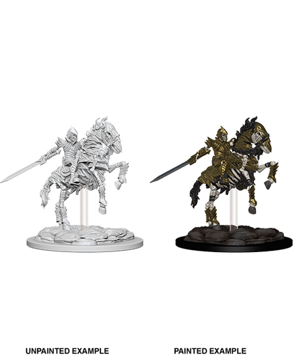 Pathfinder Battles™ Deep Cuts™ Unpainted Miniatures: Skeleton Knight on Horse - 1
