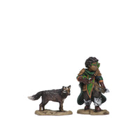 WizKids Wardlings RPG Figures: Boy Ranger & Wolf