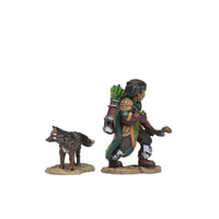 WizKids Wardlings RPG Figures: Boy Ranger & Wolf