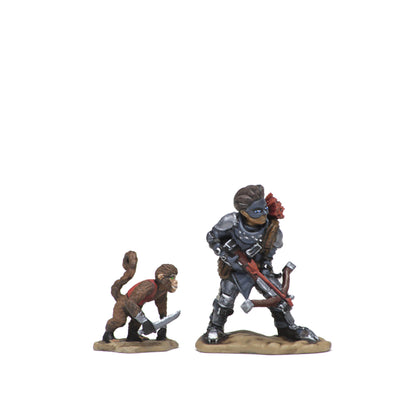 WizKids Wardlings RPG Figures: Boy Rogue & Monkey - 3