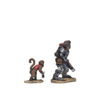 WizKids Wardlings RPG Figures: Boy Rogue & Monkey