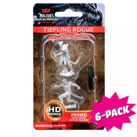 D&D Nolzur’s Marvelous Miniatures: Tiefling Male Rogue (Bundle of 6)