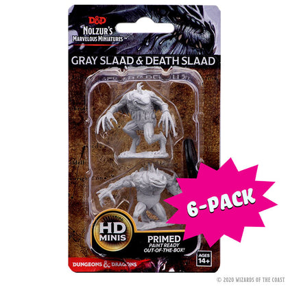 D&D Nolzur's Marvelous Miniatures: Grey Slaad & Death Slaad (Bundle of 6)