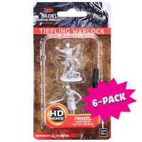 D&D Nolzur's Marvelous Miniatures: Male Tiefling Warlock (Bundle of 6)