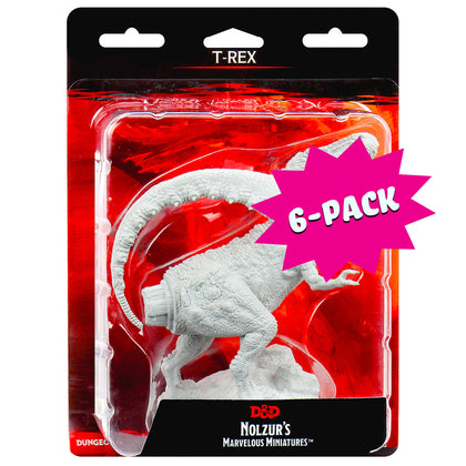 D&D Nolzur's Marvelous Miniatures: T-Rex (Bundle of 6)