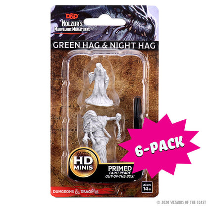 D&D Nolzur's Marvelous Miniatures: Green Hag & Night Hag (Bundle of 6)