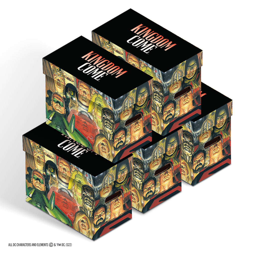 DC Comics Short Comic Book Storage Box – Kingdom Come (Bundle of 5)