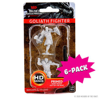 D&D Nolzur's Marvelous Miniatures - Male Goliath Fighter (Bundle of 6)