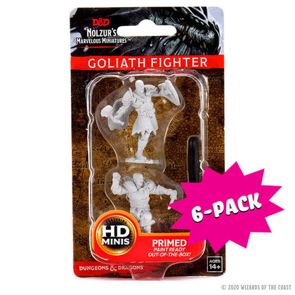 D&D Nolzur's Marvelous Miniatures - Male Goliath Fighter (Bundle of 6)