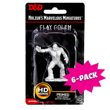 D&D Nolzur's Marvelous Miniatures - Clay Golem (Bundle of 6)