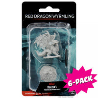 D&D Nolzur’s Marvelous Miniatures: Red Dragon Wyrmling (Bundle of 6)