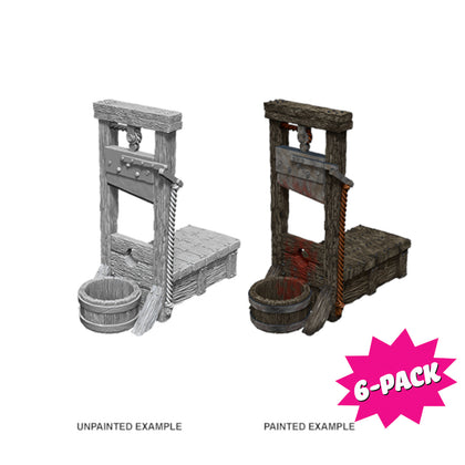 Wizkids Deep Cuts Unpainted Miniatures: Guillotine (Bundle of 6)