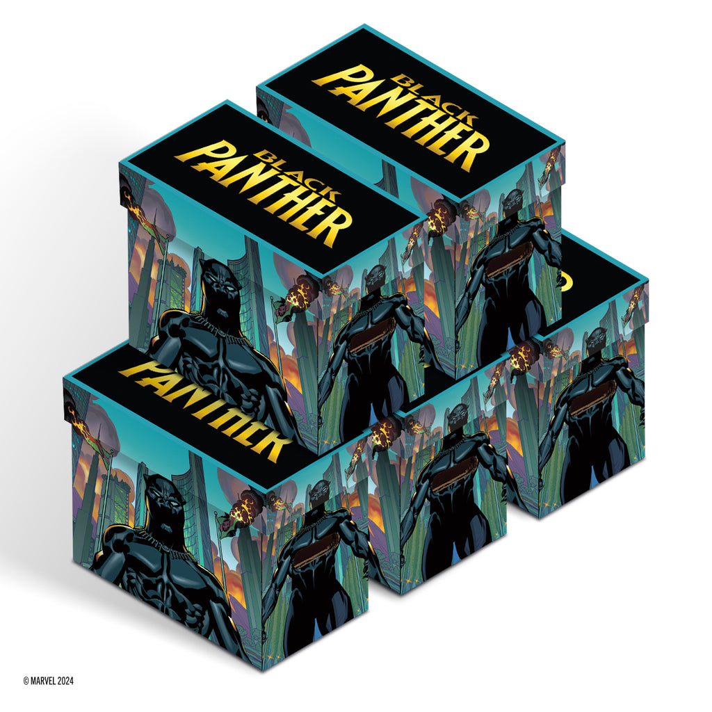 Marvel Short Comic Book Storage Box:  Panther Nation (Bundle of 5)