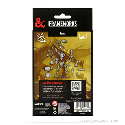 D&D Frameworks: Troll - Unpainted and Unassembled - 2