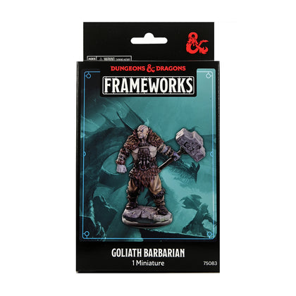 D&D Frameworks: Goliath Barbarian Male - Unpainted and Unassembled - 1