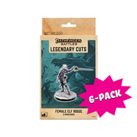 Pathfinder Legendary Cuts: Female Elf Rogue (Bundle of 6)