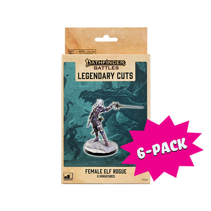 Pathfinder Legendary Cuts: Female Elf Rogue (Bundle of 6)