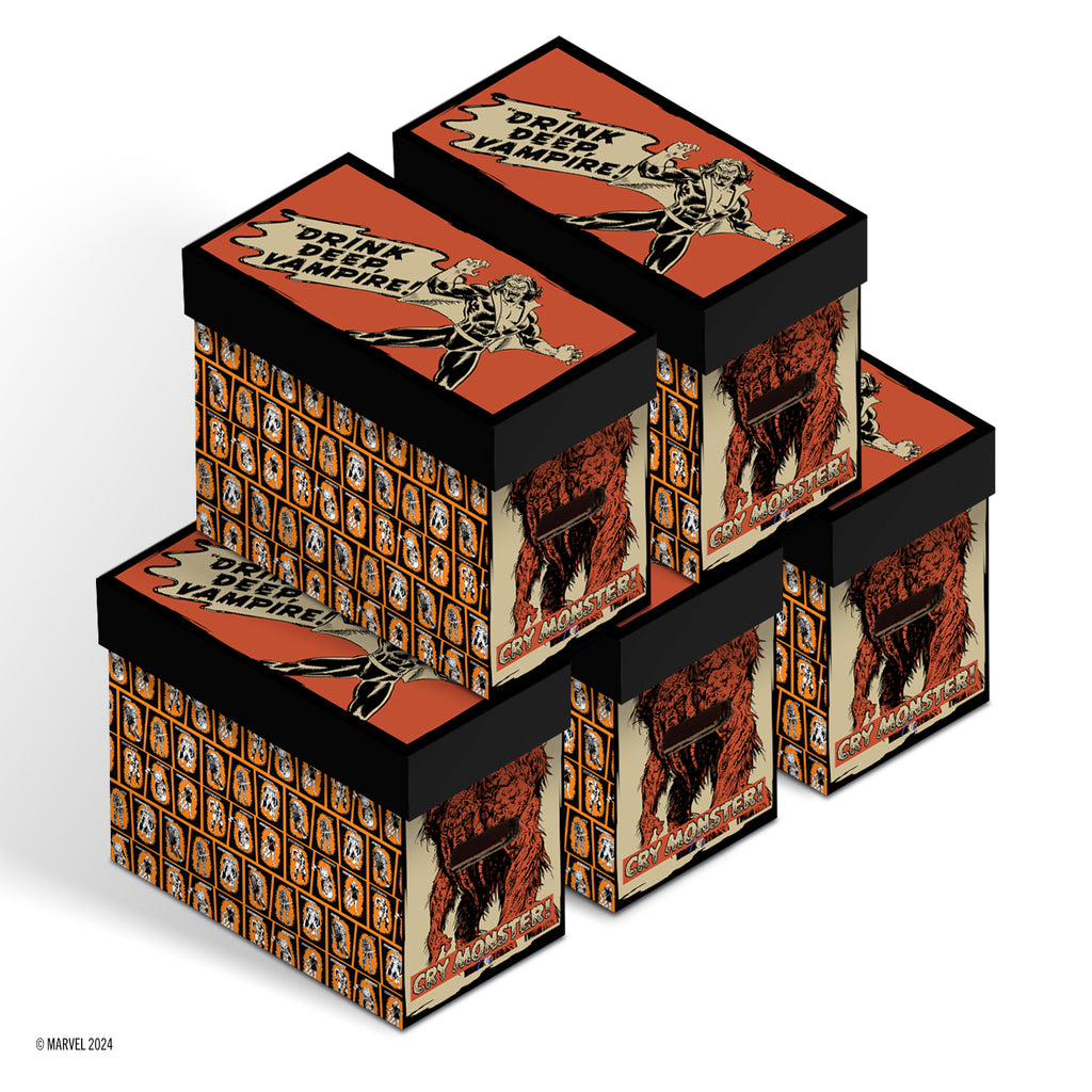 Marvel Short Comic Book Storage Box: Marvel Horror (Bundle of 5)