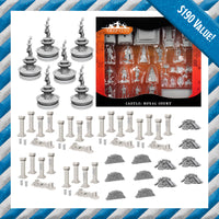 WizKids Deep Cuts - Royal Court & Courtyard Dressing Bundle
