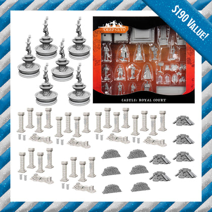 WizKids Deep Cuts - Royal Court & Courtyard Dressing Bundle - 1