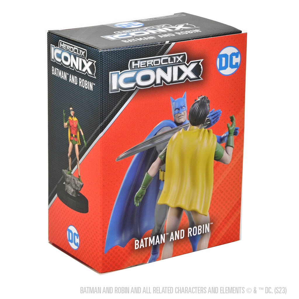 WizKids DC HeroClix Iconix: Trigon E Raven – Set Di 2 Figure Collezionabili, Trigon Oversize 10 Cm, Predipinte, Con Carte Personaggio