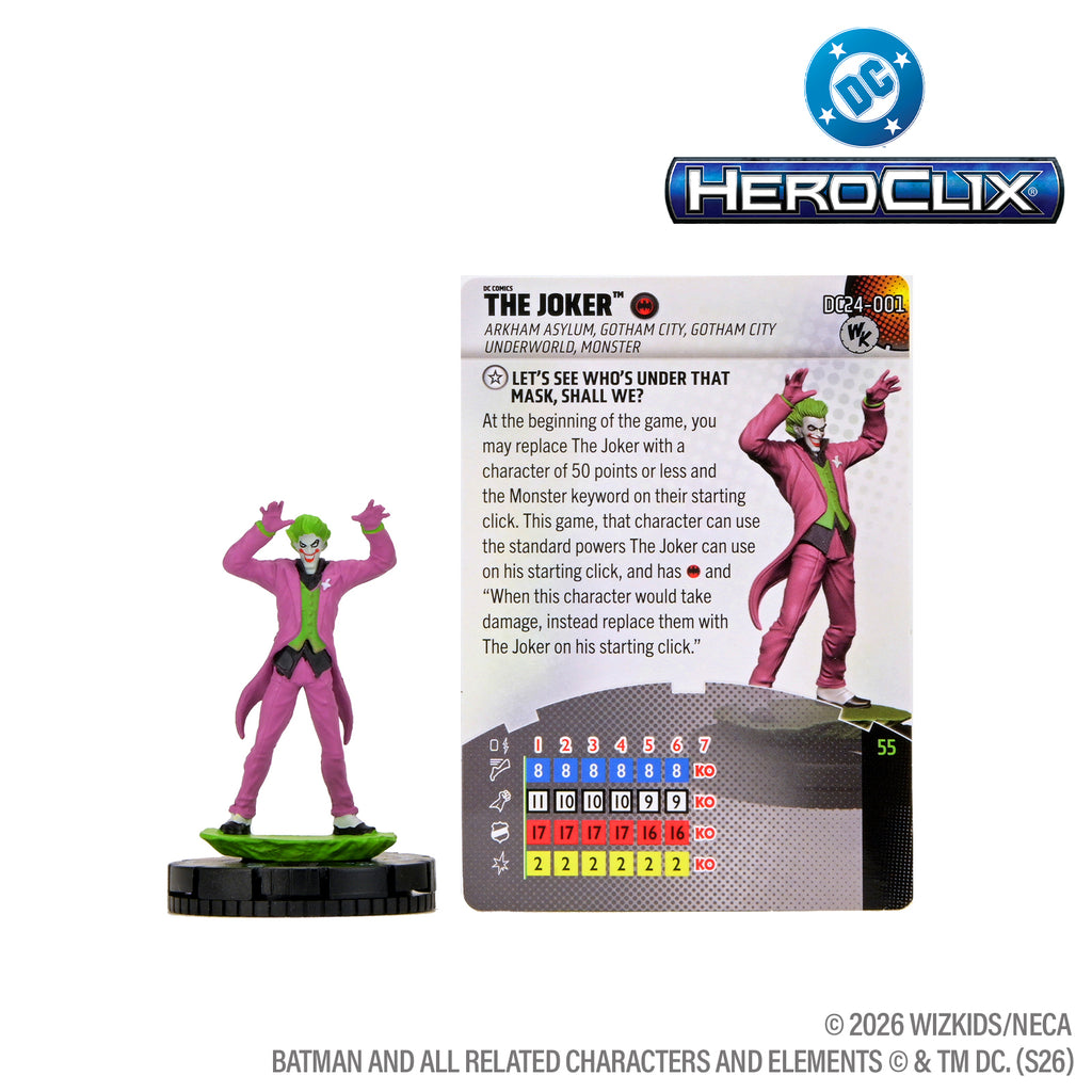 DC HeroClix: Gotham Villains Monthly Organized Play Kit