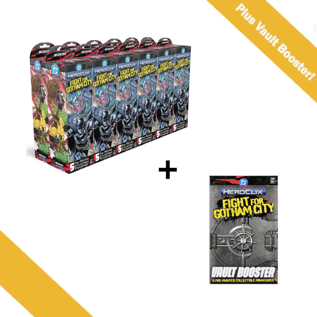 DC HeroClix: Fight for Gotham Booster Brick & Vault Booster