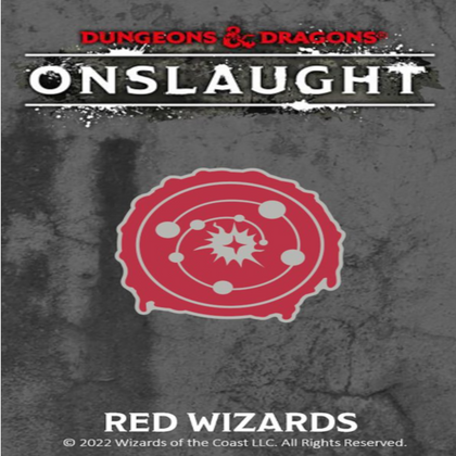 Dungeons & Dragons: Onslaught Faction Pin - Red Wizards - 1