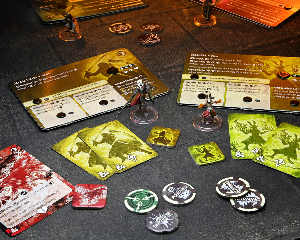 thumbnail image 2 of Dungeons & Dragons Onslaught: Red Wizards Expansion - 4 Pre-painted Miniatures & Cards 2 of 11