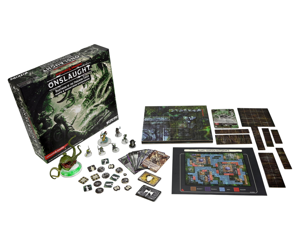 Dungeons & Dragons Onslaught: Nightmare of the Frogmire Coven - Maps & Monsters Expansion