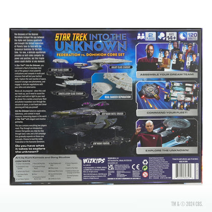 WizKids Star Trek Ship Pack: U.S.S. Enterprise-D – Pre-Painted Metallic Miniature With Saucer Separation